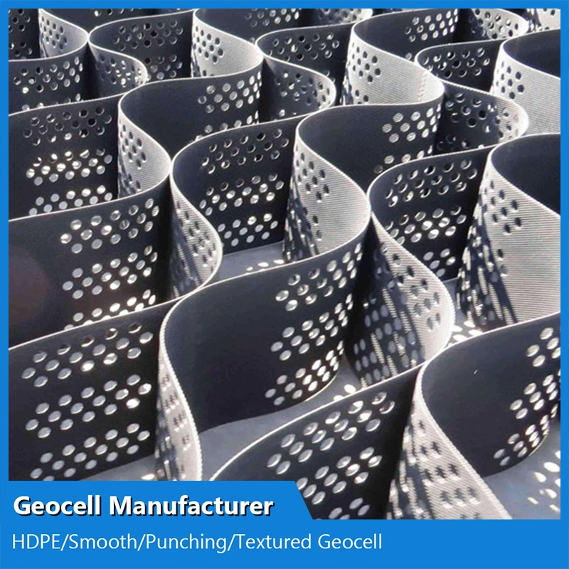 الشركة المصنعة الصين Geocell الشركة المصنعة HDPE/PP/PCA/ناعم/خرم/مثني/محبب/عسل/Geoweb/Gravel Grid/Gravel Stabiler Geocell المصنِّعة