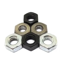 DIN934 Hexagon Bolt Carbon Steel Stainless Steel SS304 316 Hex Nuts