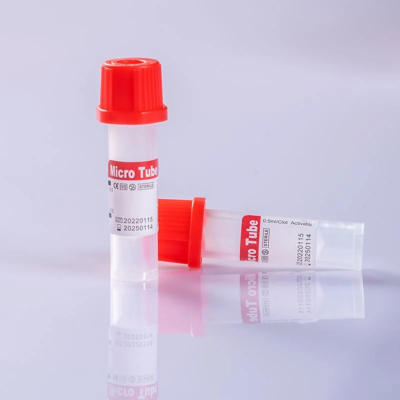 Medical Supplier Micro Tube with EDTA, Clot Activator, Gel