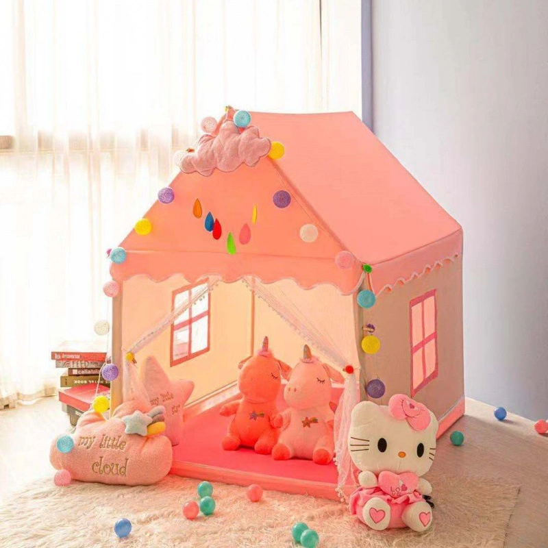 Tienda para niños Piscina interior y exterior de la Casa de Juego La Princesa de la casa de la casa de juguete de cama para dormir