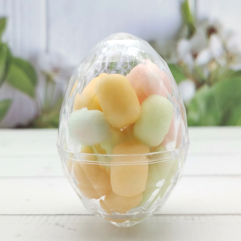 Easter Plastic Colorful Transparent Gifts PS Crafts Easter Egg Packing Candy Box