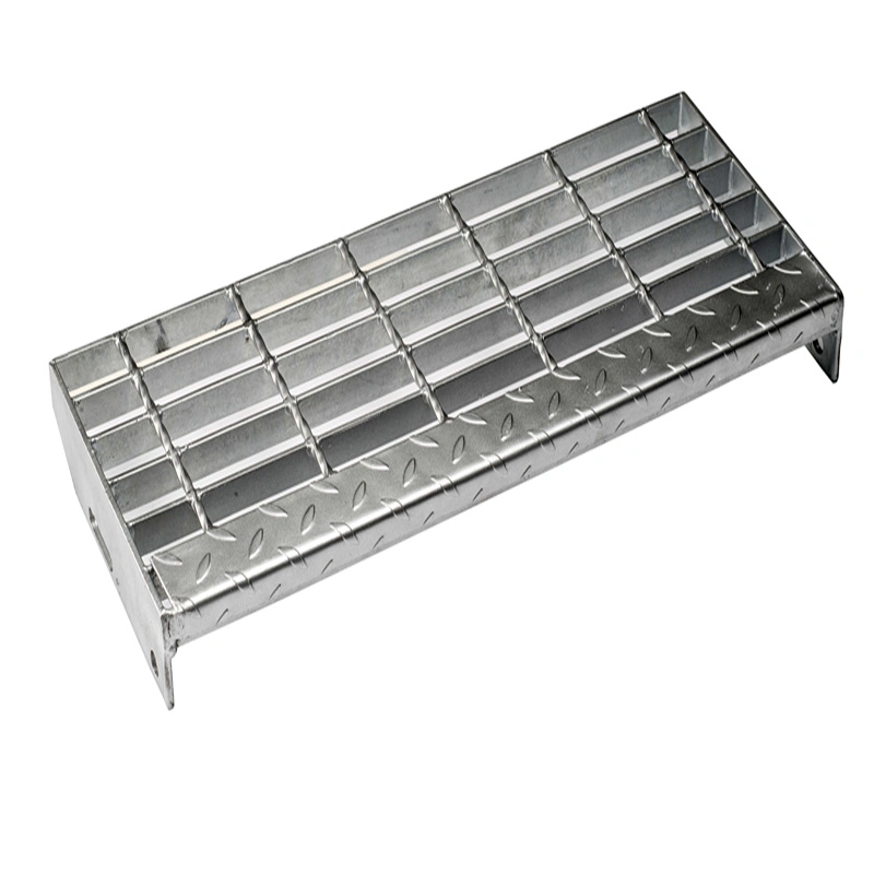 Steel Grid Metal Building Materials Serrated Galvanized Steel Grid Outdoor Metal Drainage Grid