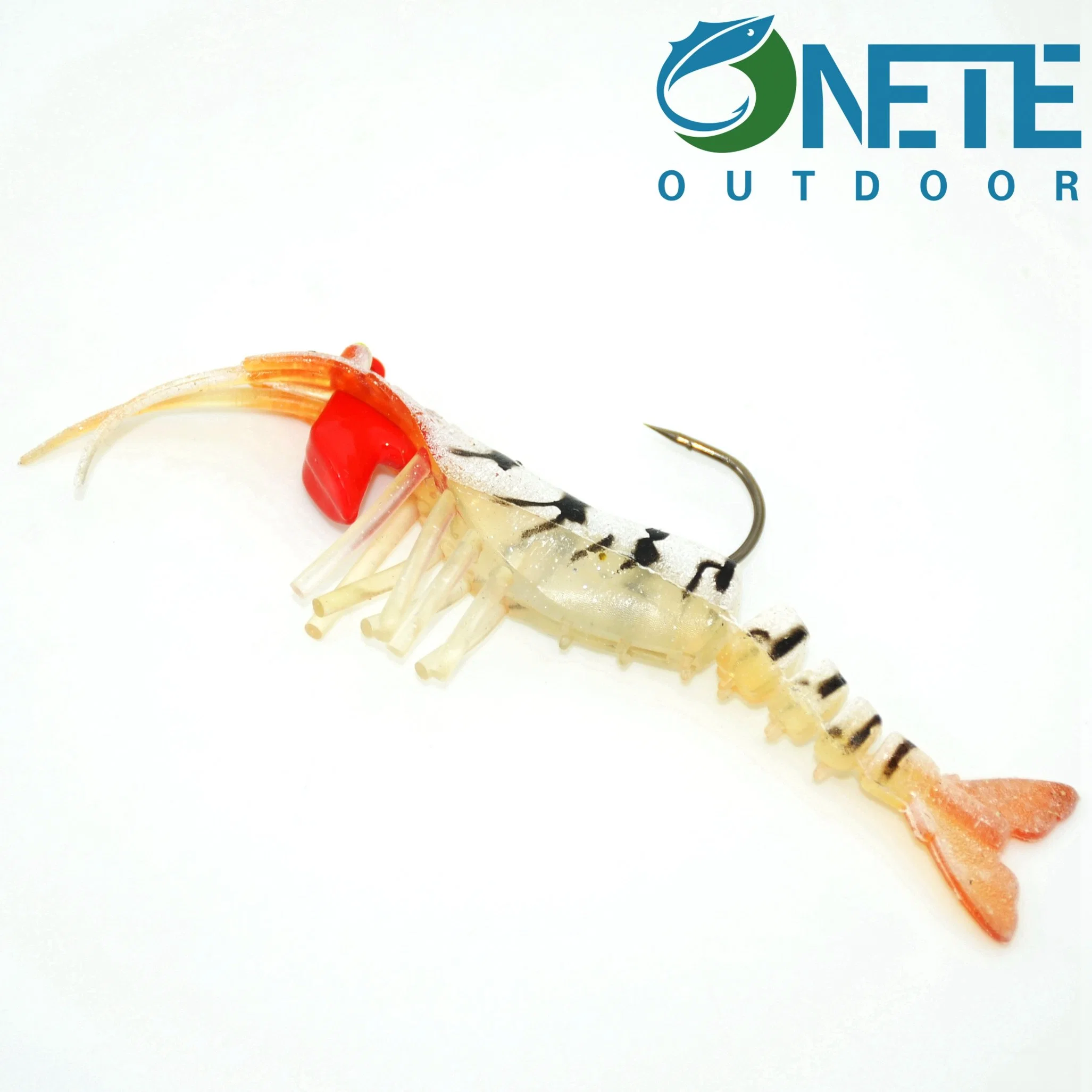 Shrimp Creatures Stre17-04 9cm 11.5g Soft-PVC Saltwater Pre-Rigged Fishing Lures