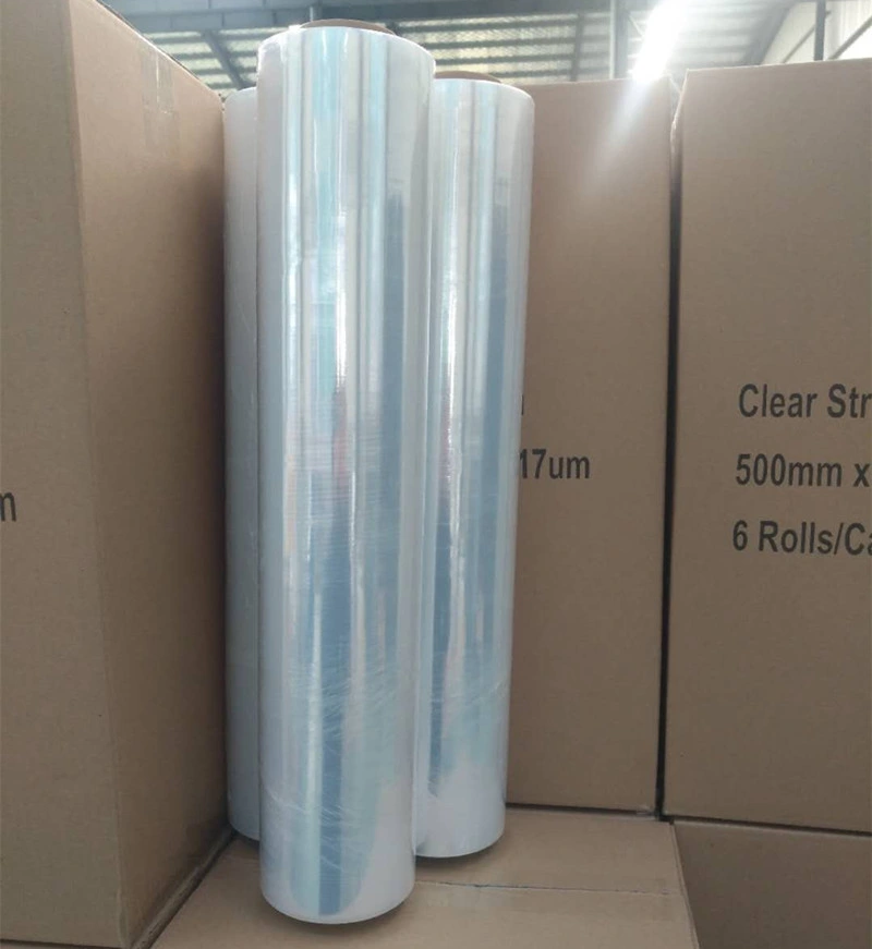 LDPE Transparent Polyethylene Stretch Film for Cargo Wrapping