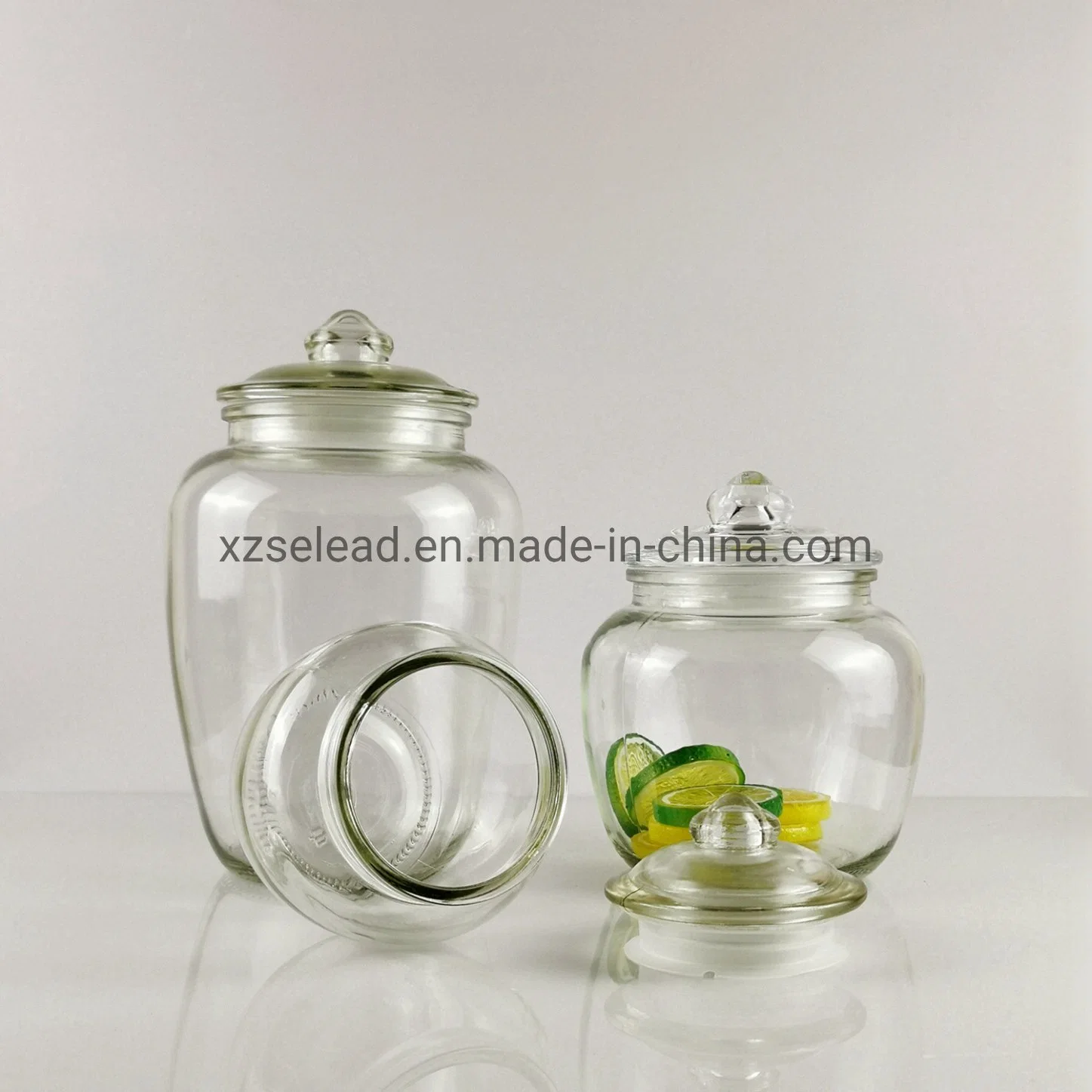 Home Decor Glass Storage Canned Jar Pasta Packing Jar Rice Jar