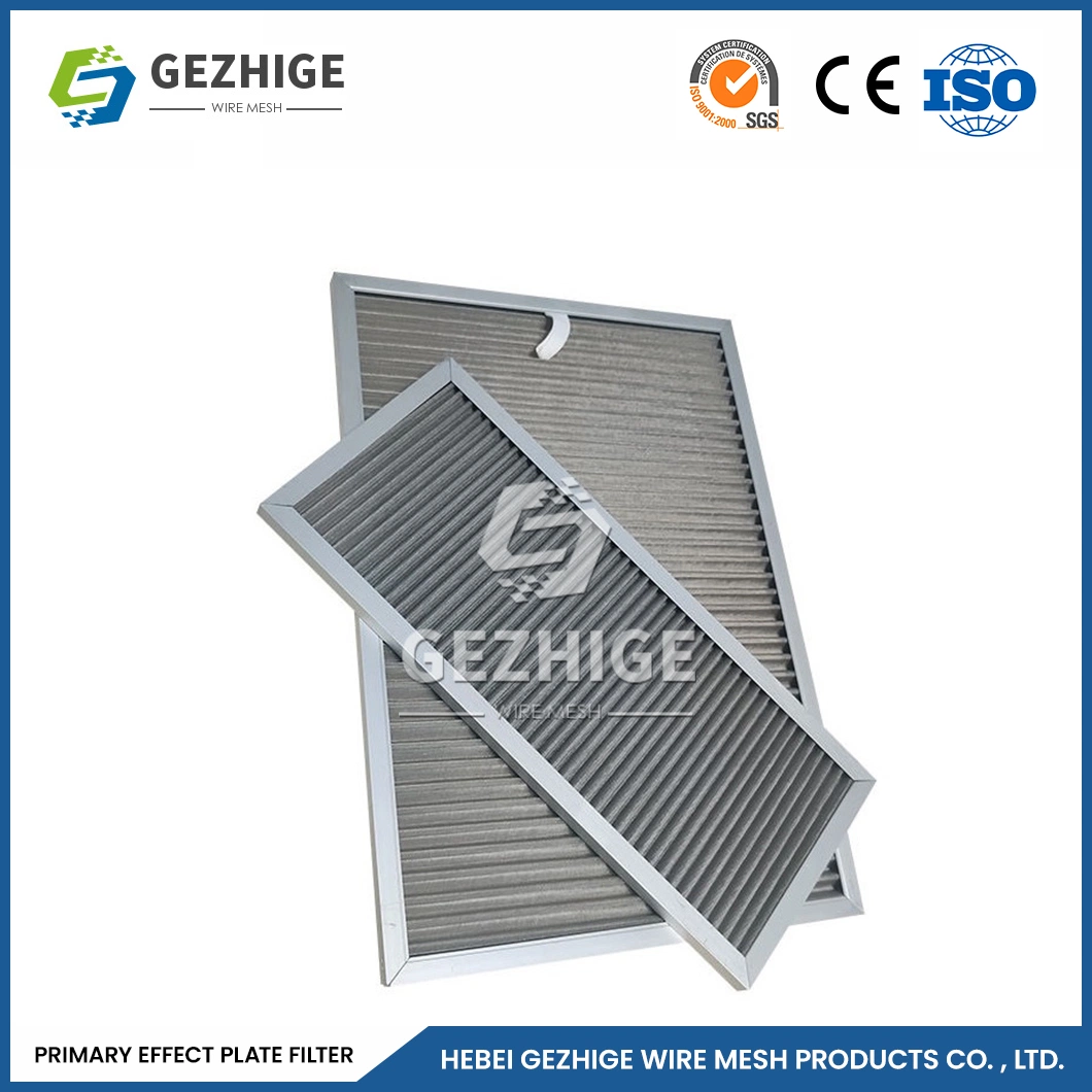 Gezhige G4 Filter Plate Wholesale/Supplierr Custom Folded Coarse Filter China 100 Psi Working Pressure Primary Media Filter