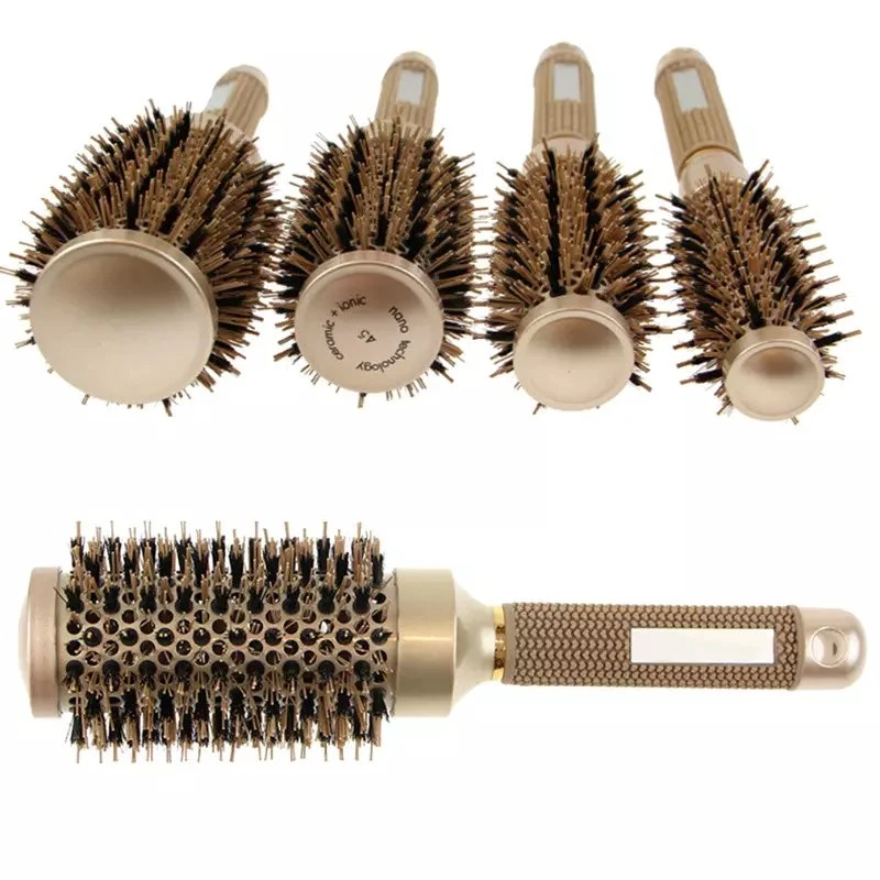 Wholesale/Supplier Custom Logo Professional Round Hair Brush Ceramic Hair Brush Round Salon