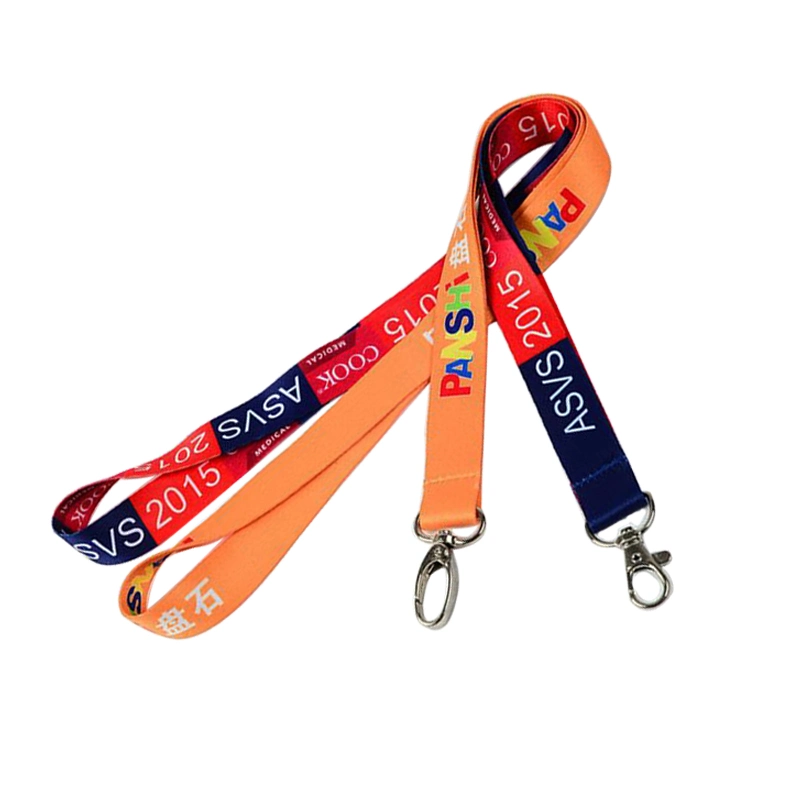 Großhandel/Lieferant Custom Heat Transfer Sublimation Designer Terylene Lanyard Print Lanyards