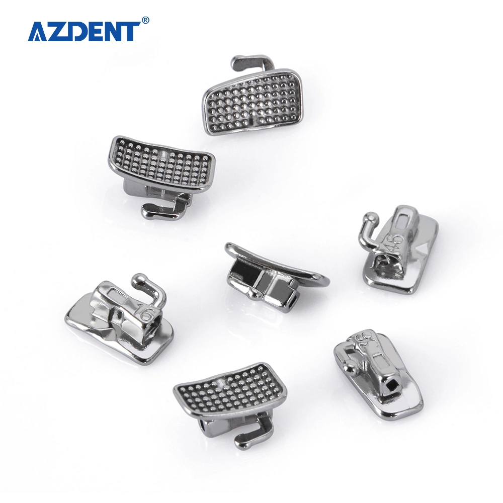 Azdent Orthodontic Single-Bondable Dental Monoblock Bukkale Tube Mbt 0 022 200PCS/Karton