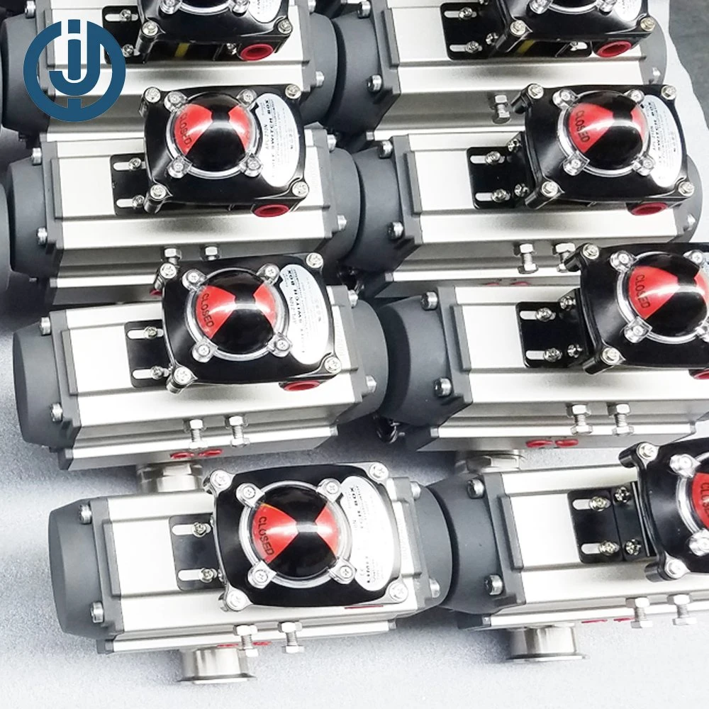 El aluminio CE ISO9001 Actuadores neumáticos para diversos tipos de válvulas.