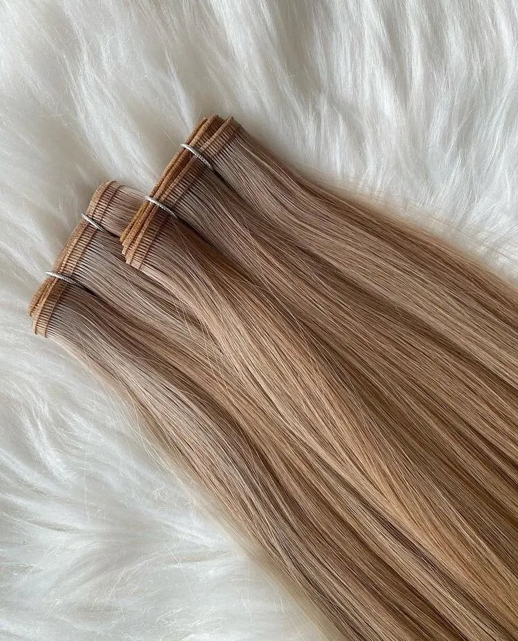 New Products Hight Quality 100% Human Hair Brazilian Flat Hair Weft