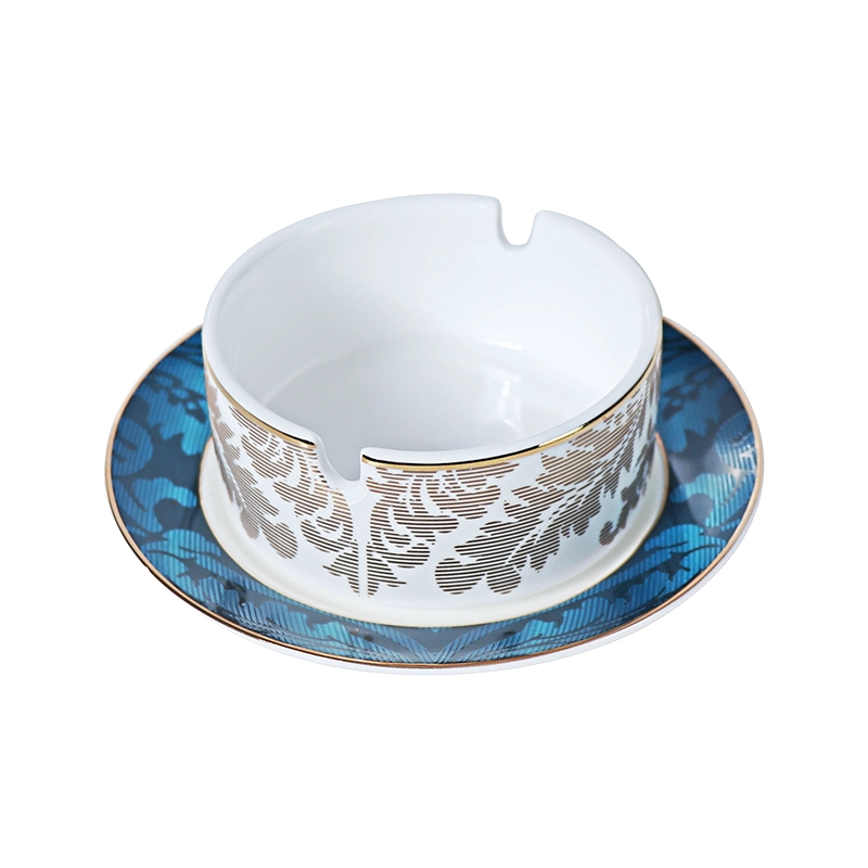 Luxury Porcelain Bone China Ashtray for The Hotel Lobby and Bar