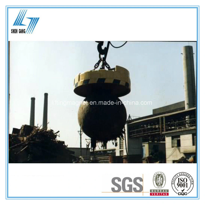 2 Ton Circular Type Eot Crane Electro Lifting Magnet for Steel Scrap