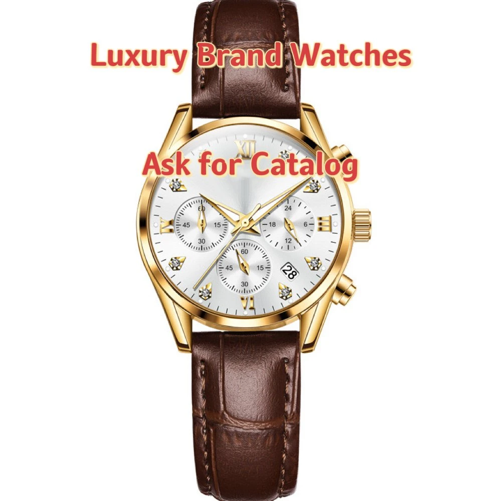 Luxury Designer Rose Gold Stainless Steel Ladies Wristwatch Diamond Quartz Watches