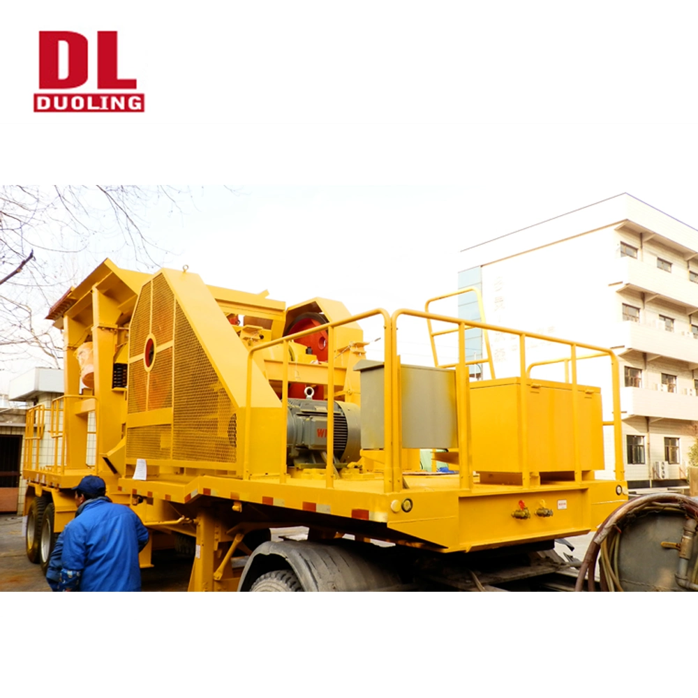 Duoling Portable Mobile Jaw Crushers in Primary Crushing Stage