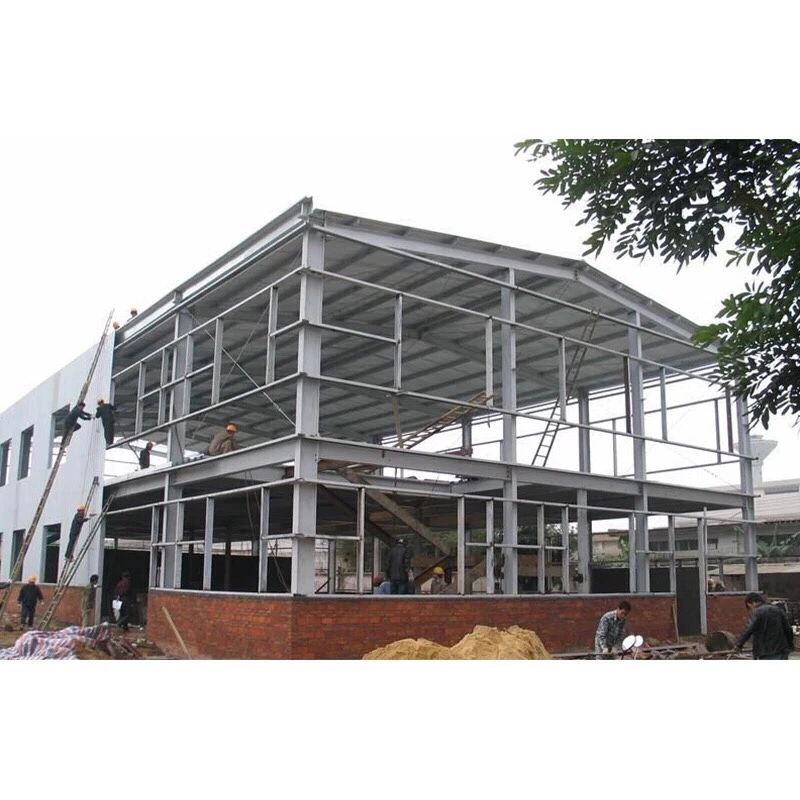 Arch Style Prefabricated Light Steel Structure Storage Building