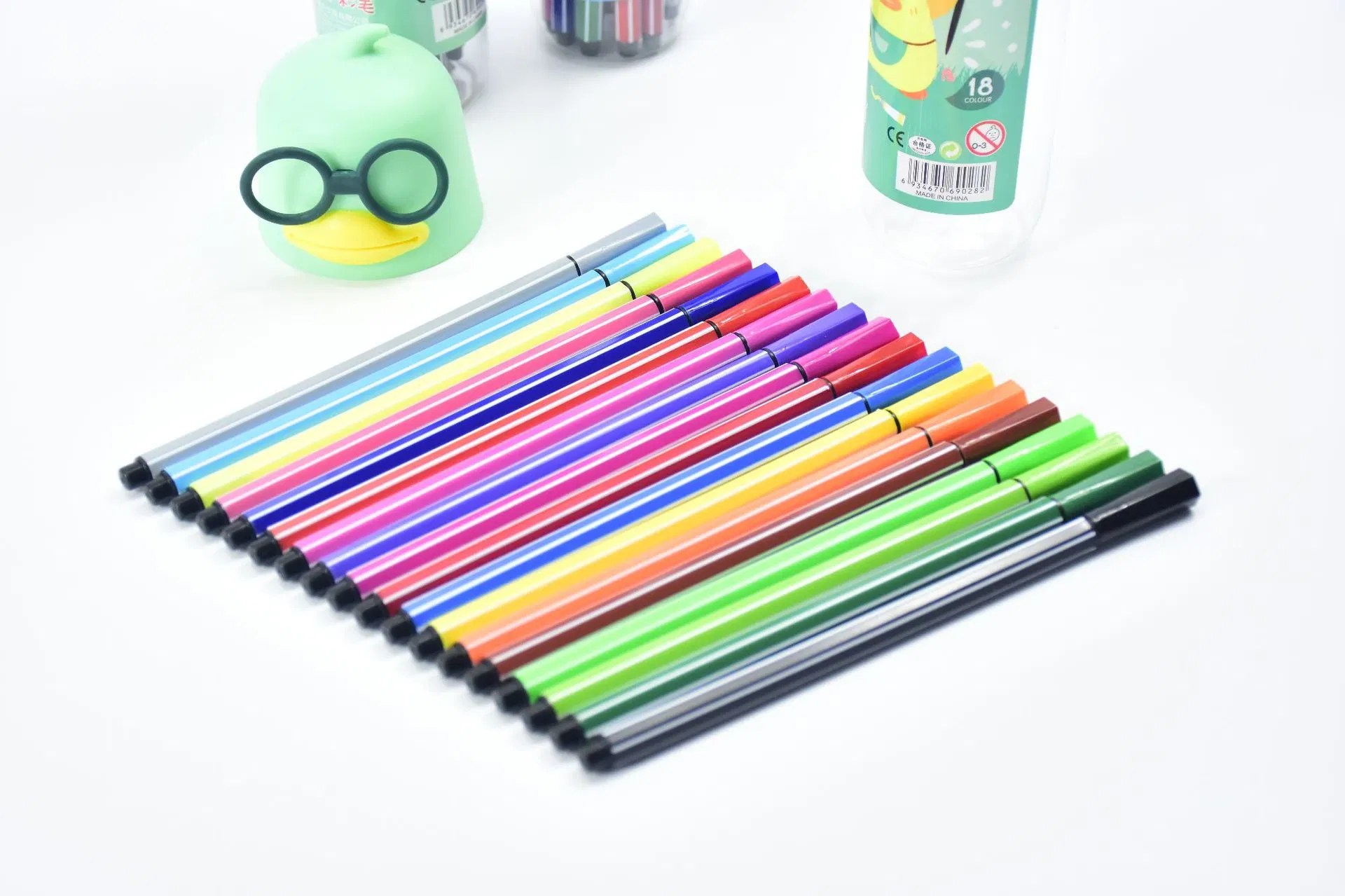 Duck Pens Barrel Painting Set Wholesale/Supplier School Stationery Drawing Pen