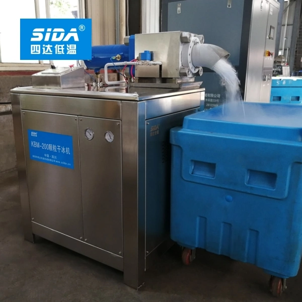 Sida Brand Kbk-100 Full Auto Dry Ice Block Production Making Machine with Dry Ice Block Conveyor