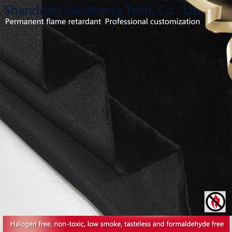 100% Inherently Flame Retardant Polyester Cut Pile Woven Heavy Velvet for Stage Curtain