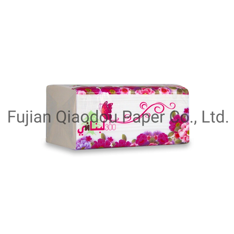 Qiaodou Hotel Home Office Using 2/3 Layer Virgin Wood Pulp Cheap Wholesale/Supplier Super Soft White Soft Packaging Virgin Facial Tissue Napkin Facial Tissue Paper