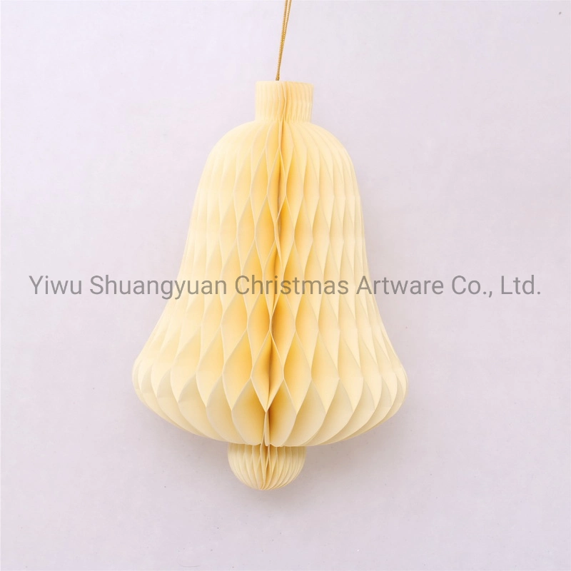 Christmas Paper Honeycomb Ball for Holiday Wedding Party Decoration Supplies Hook Ornament Craft Gifts