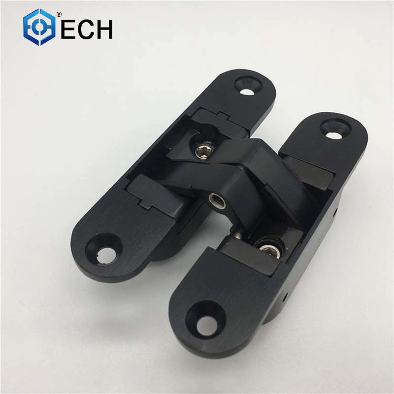 Black Zinc Hidden 3D Adjustable Concealed Heavy Duty Door Hinge