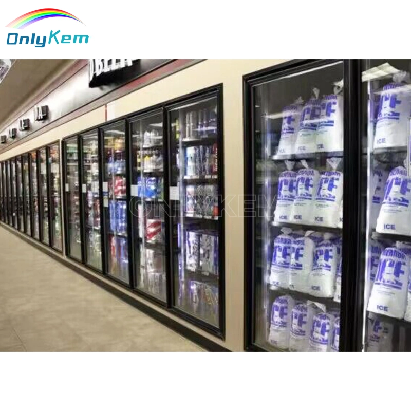 Anti Fog Function Glass Door Walk in Cooler Walk in Freezers Display Cold Room