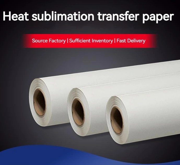 Papel de sublimación Fabricante de tinta rápidamente Subblimación de papel de transferencia para Impresión digital 60gsm