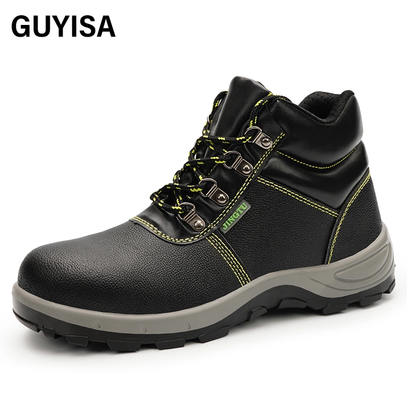 Guyisa Outdoor Construction Site Wear-Resistant Anti-Smashing Anti-Piercing Safety Shoes
