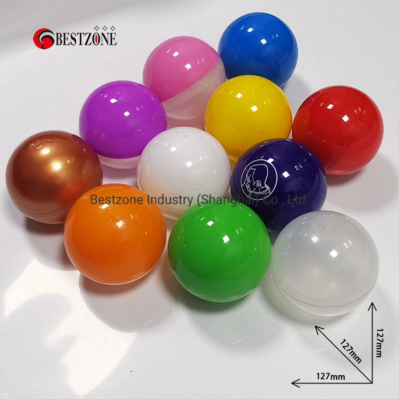 127mm 5 Inch Giant Full Color Plastic Capsule Toys for Gachapon Gumball Toy Machine Price Container Gift Pack