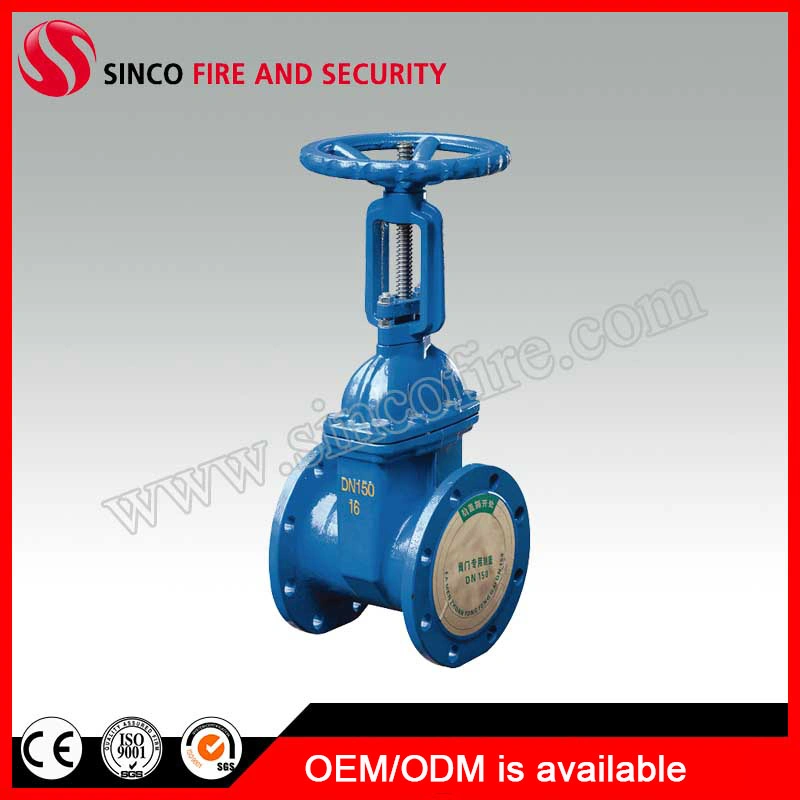 Pn10 Gate Valve Soft Seal Flange Ductile Iron Gate Valve