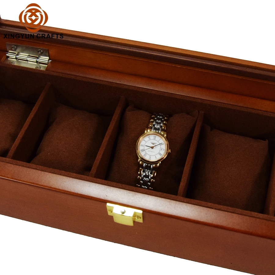 Wooden Watch Packing Box Wood Bangle Gift Package Box Manufacturer Brown Wood Item