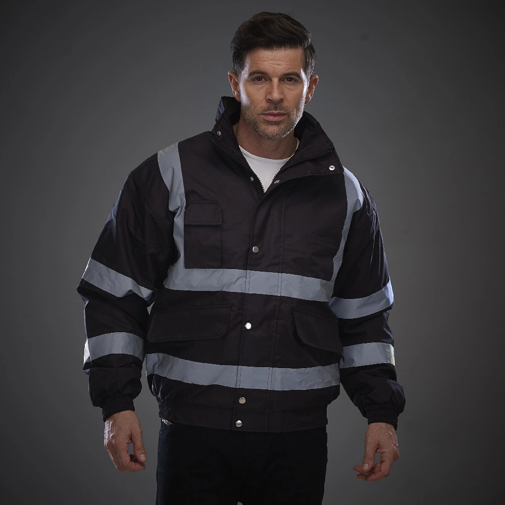 Reflector Waterproof Heavy Reflective Winter Windproof Workwear Safety Big Size Jacket