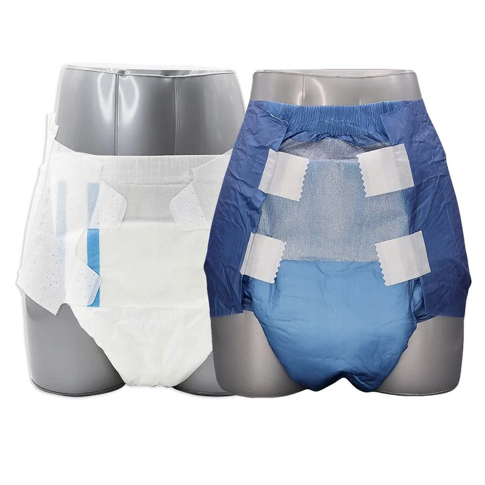 Special Design Adult Diapers/Comfortable and Breathable Longterm Protection/Magic Tape/Double Ears