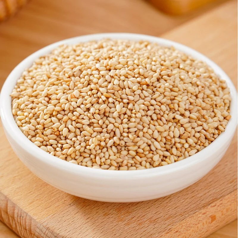 Roasted Natural Sesame Seeds Black, White, 8 Oz