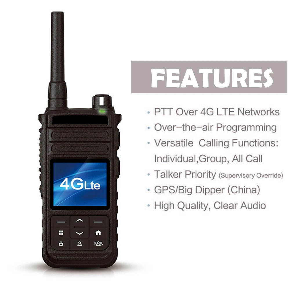 Real Ptt Android Poc Two Way Radio 4G LTE Worldwide Communication Walkie Talkie Cm625s