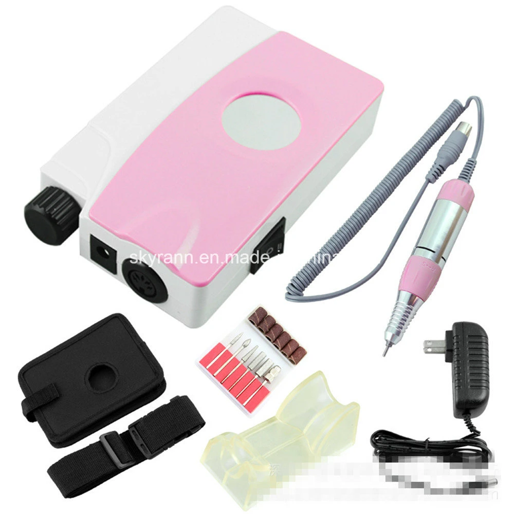 New 25000rpm Cordless Portable Rechargeable Nail Art Electric File Manicure Pedicure Machine Rechargeable Nail Drill