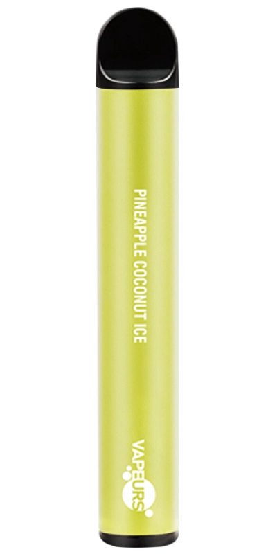 Disposable Vape Wholesale E Cigarette 600 Puffs 20mg Nicotine Electronic Cigarette Pineapple Coconut Ice Flavor