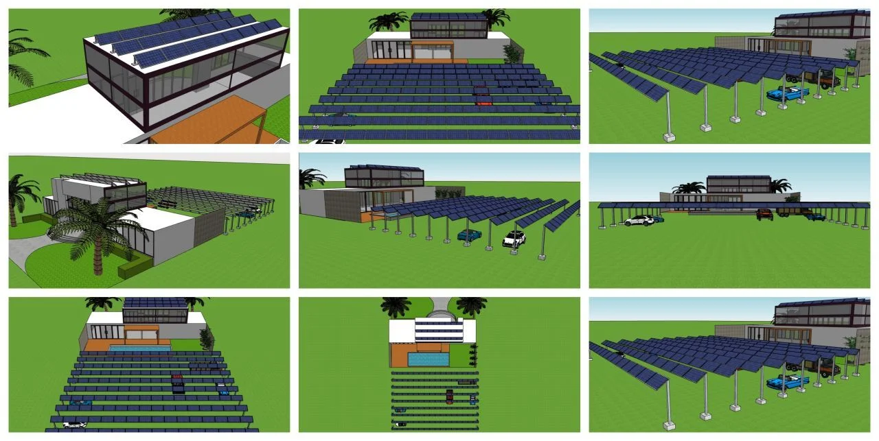 Bracket System for Household on Grid System Use for Simple Tringle Roof