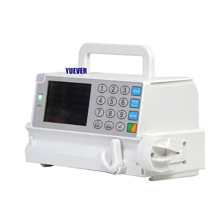 Medical Portable ICU Infusion Pump LCD Screen Single Electric Volumetric Injection Syringe Pump for Hospital