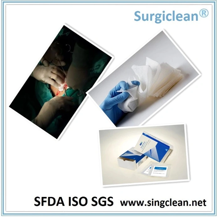 Surgiclean China High quality/High cost performance  Regenerated Absorbable Hemostatic Gauze Suppliers/Manufacturers