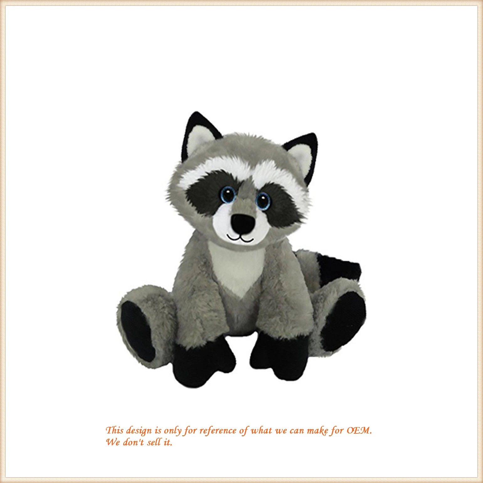 Lovely Grey Raccoon Toy/ Plush Toy/ Soft Toy/ Customized/ Wholesale/Supplier/ OEM/ODM