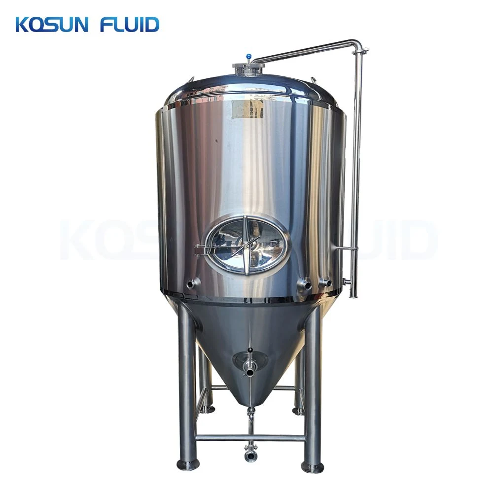 1000L Jacketed Conical Beer Fermentor