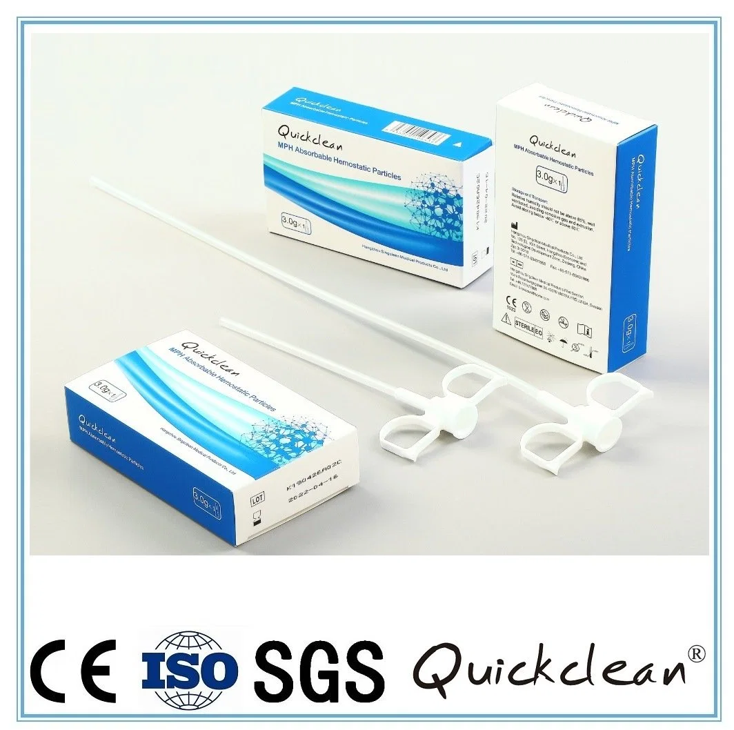 0.5g, 1g, 3G, 5g CE Surgiclean Hemostatic Powder Spray Aph