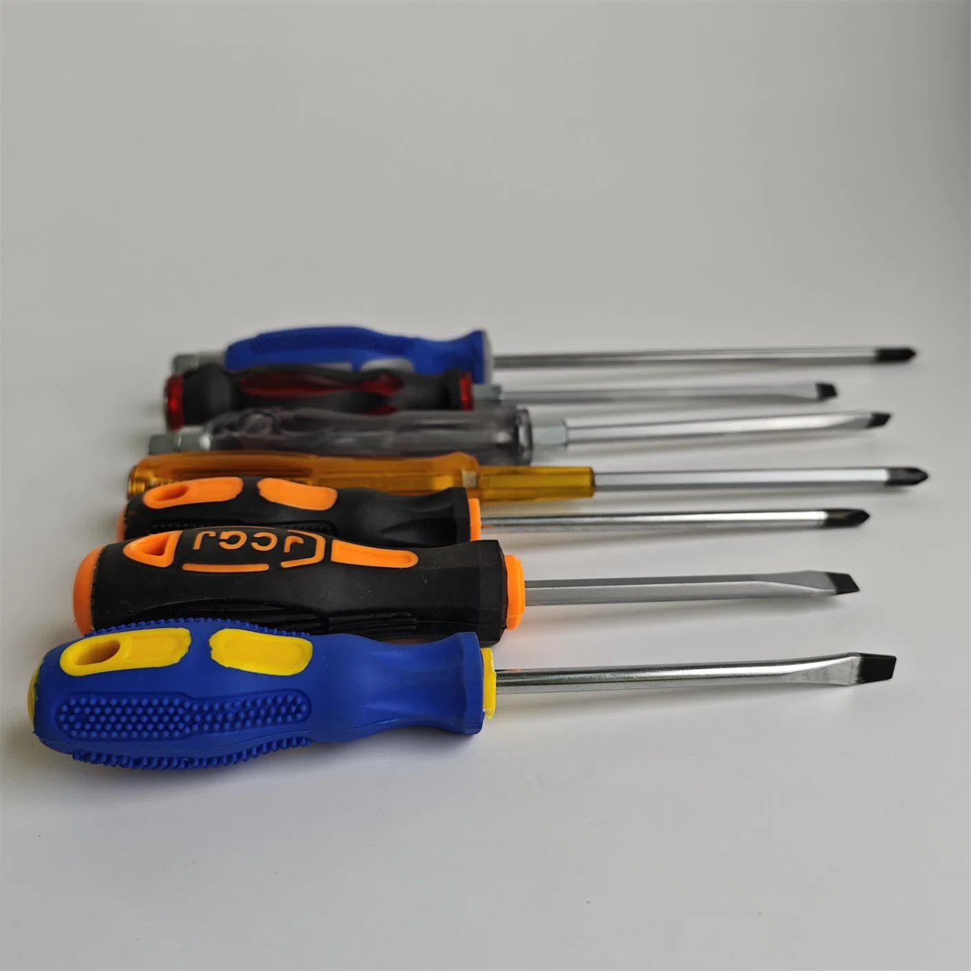 Professional Destornillador magnético herramientas de mano de CRV ranurado Juego de destornilladores personalizado