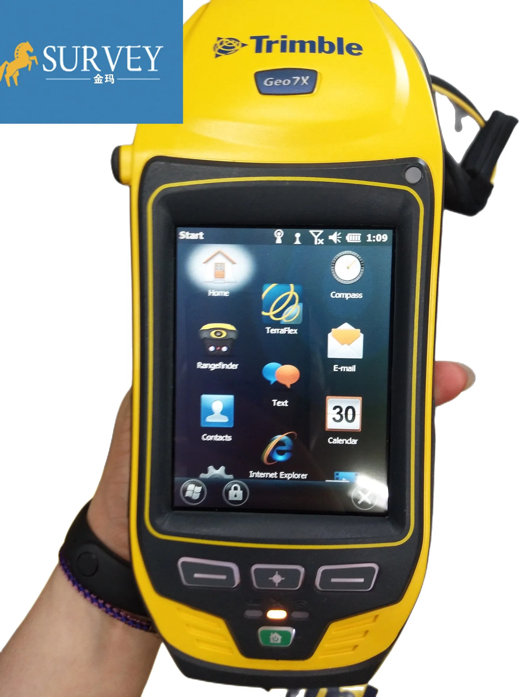 Hochpräzise Landvermessungsfrässtreicheln GNSS Trimble Geo7X Handheld-Daten Sammler