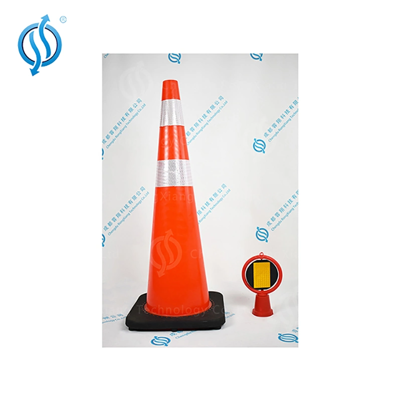 90cm Orange Traffic Cone Flexible PVC Road Safety Cones