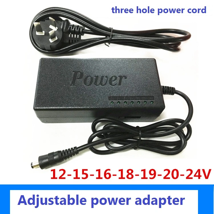 Adjustable Power Adapter 96W 4A 12V-24V Use for Electrical Machinery, Electric Drill