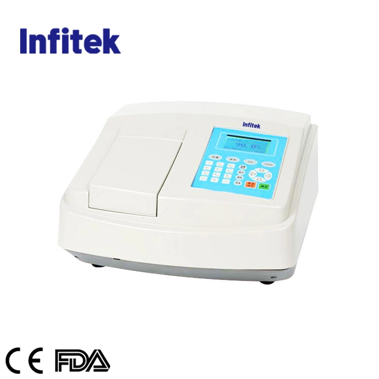 Infitek CE FDA Approved 320nm-1100nm Vis/ Visible Spectrophotometer with USB Ports