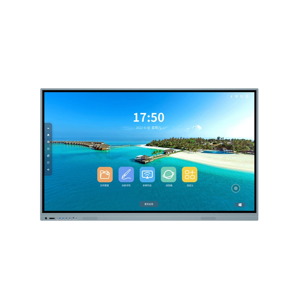 85 86 100-Zoll-HD Smart Digital Class Raumglas Schreibtafel Interaktive Panels LCD Leaning Online Teaching Smart Board